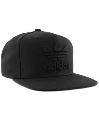 adidas - Men's Originals Logo Flat-Brim Hat