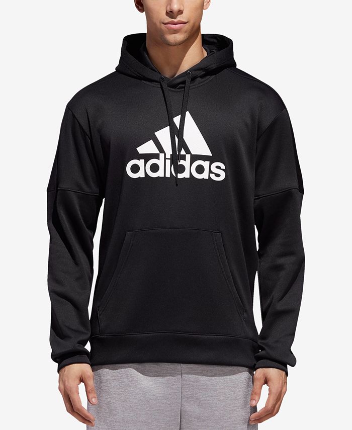 adidas Men's Team Issue Fleece Logo Hoodie - Macy's