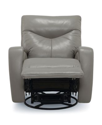 erith leather power rocker recliner