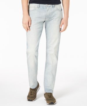 image of AX Armani Exchange Men-s Straight-Fit Stretch Jeans