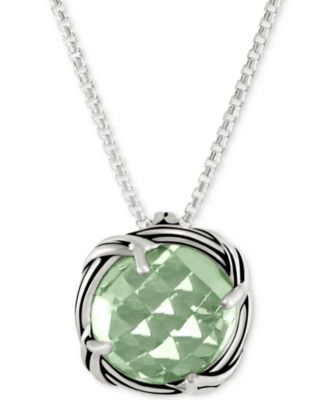 Peter Thomas Roth - Prasiolite 20" Pendant Necklace (4 ct. t.w.) in Sterling Silver