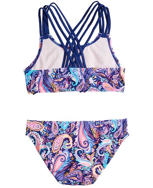 Summer Crush Big Girls 2Pc. Printed Bikini Swimsuit & Reviews Swimwear Kids Macy's