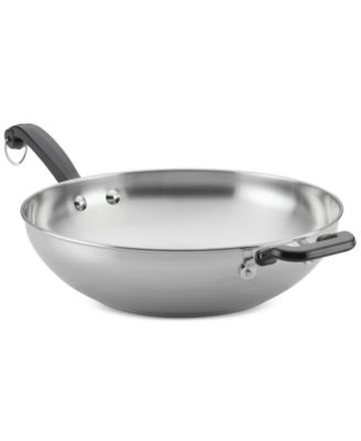 Farberware - Classic Series Stainless Steel 12" Wok & Stir Fry Pan