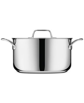 Breville - Thermal Pro Clad Stainless Steel 8-Qt. Stockpot & Lid