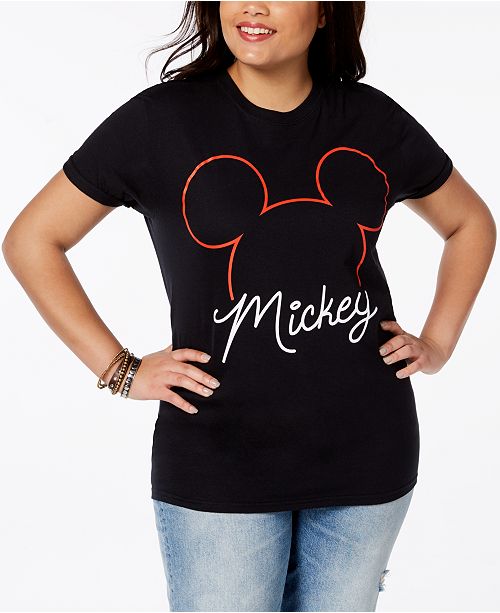 Disney Plus Size Cotton Mickey Mouse T Shirt Reviews Tops