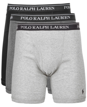 UPC 738994668066 product image for Polo Ralph Lauren Men's 3-Pk. Classic Cotton Boxer Briefs | upcitemdb.com