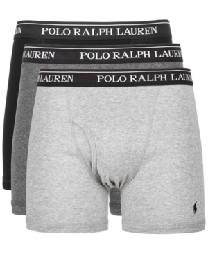Polo Ralph Lauren Men's 3-Pk Long Classic Boxer Briefs