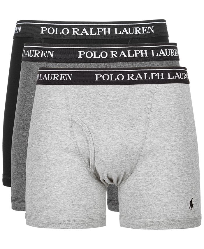 Polo Ralph Lauren Men's 3-Pk. Long Classic Boxer Briefs - Macy's