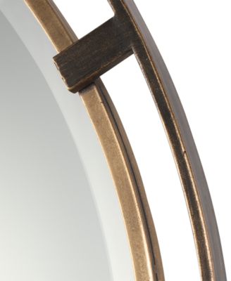 Carrizo Bronze Round Mirror