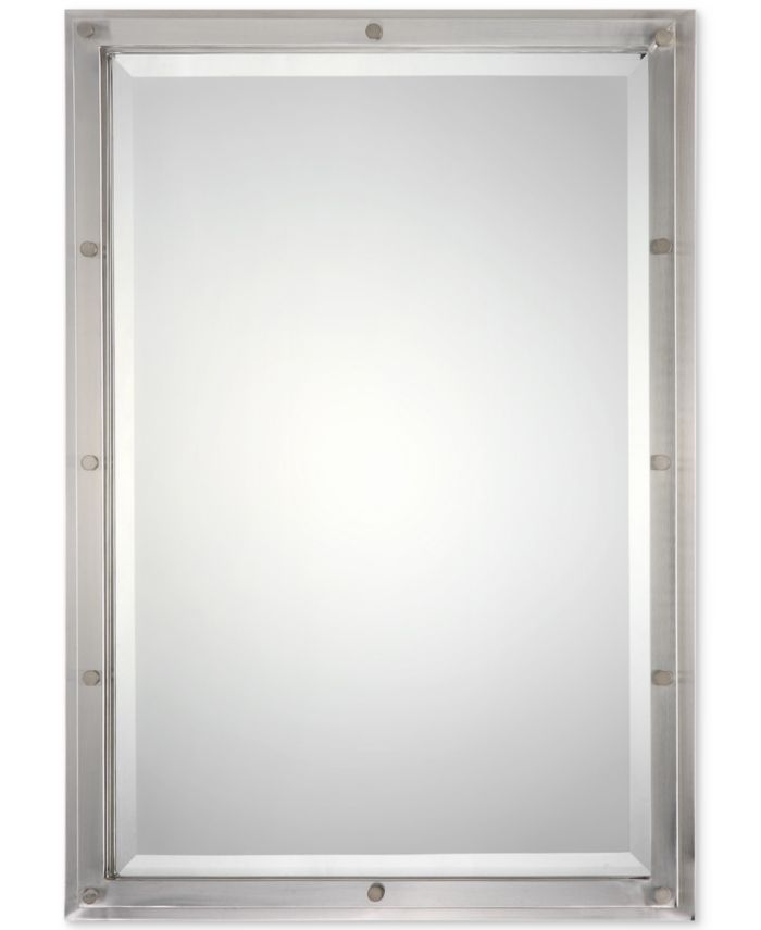 Uttermost Manning Brushed Nickel Mirror & Reviews - All Mirrors - Home Decor - Macy's
