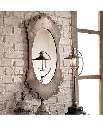 Uttermost - Vitravo Oxidized Silver Oval Mirror