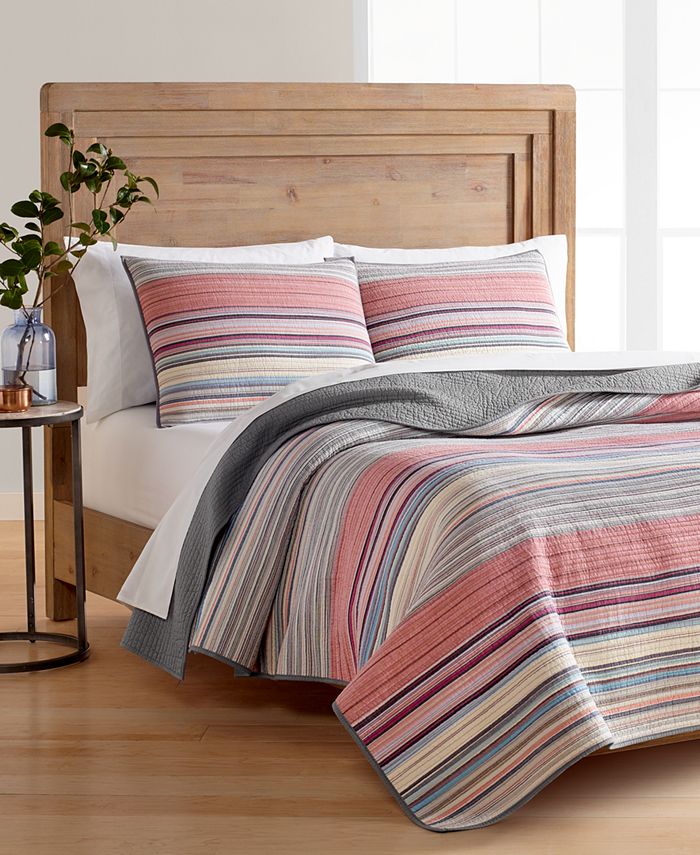Martha Stewart Collection CLOSEOUT! Rustic YarnDyed Stripe Cotton