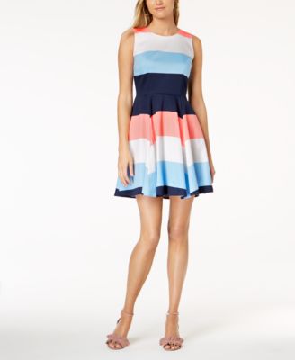 macys flare dresses