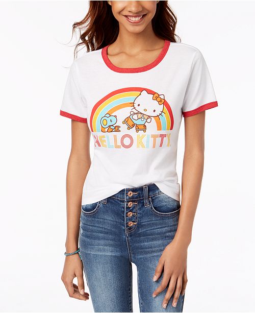 Love Tribe Juniors Hello Kitty T Shirt Reviews Tops Juniors