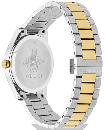 Gucci Men's Swiss G-Timeless Two-Tone Stainless Steel Bracelet Watch ...