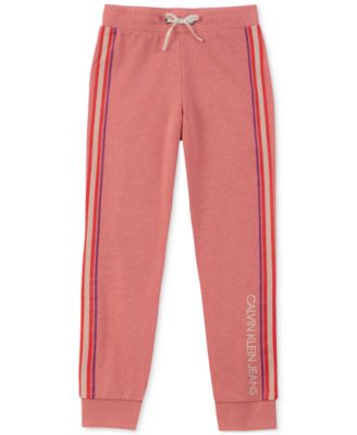 pink calvin klein sweatpants