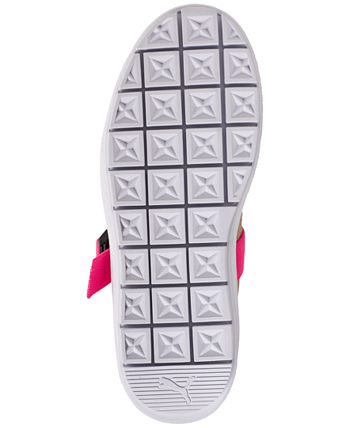 Puma Women s Suede Platform Trace Buckle Casual Sneakers from