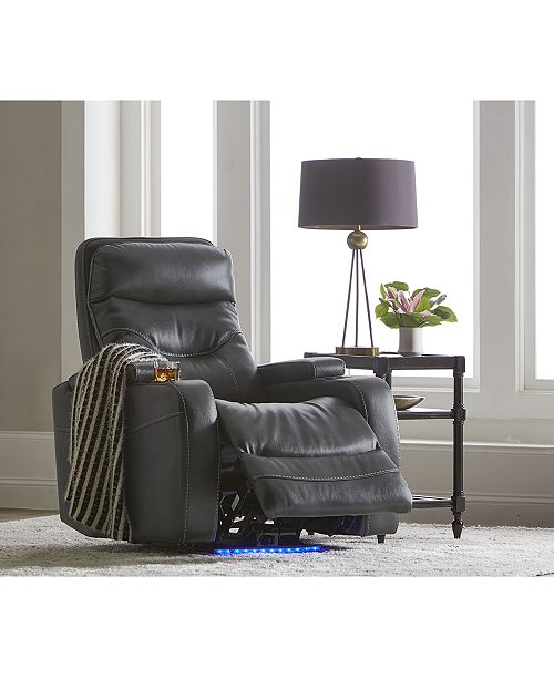 Furniture Clancy Fabric Power Recliner Furniture Macy's