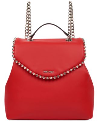 nine west aveline chain strap backpack