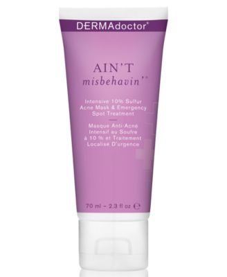 DERMAdoctor - Ain't Misbehavin' Intensive 10% Sulfur Acne Mask & Emergency Spot Treatment, 2.3-oz.