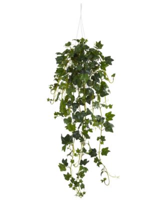 Nearly Natural - English Ivy Artificial Plant Hanging Basket