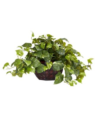 Nearly Natural - Pothos Artificial Plant in Decorative Vase