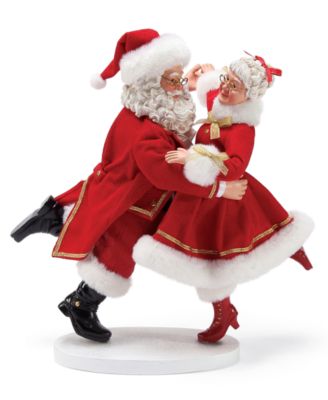 Department 56 - Possible Dreams Dancing Santa and Mrs. Claus Figurine