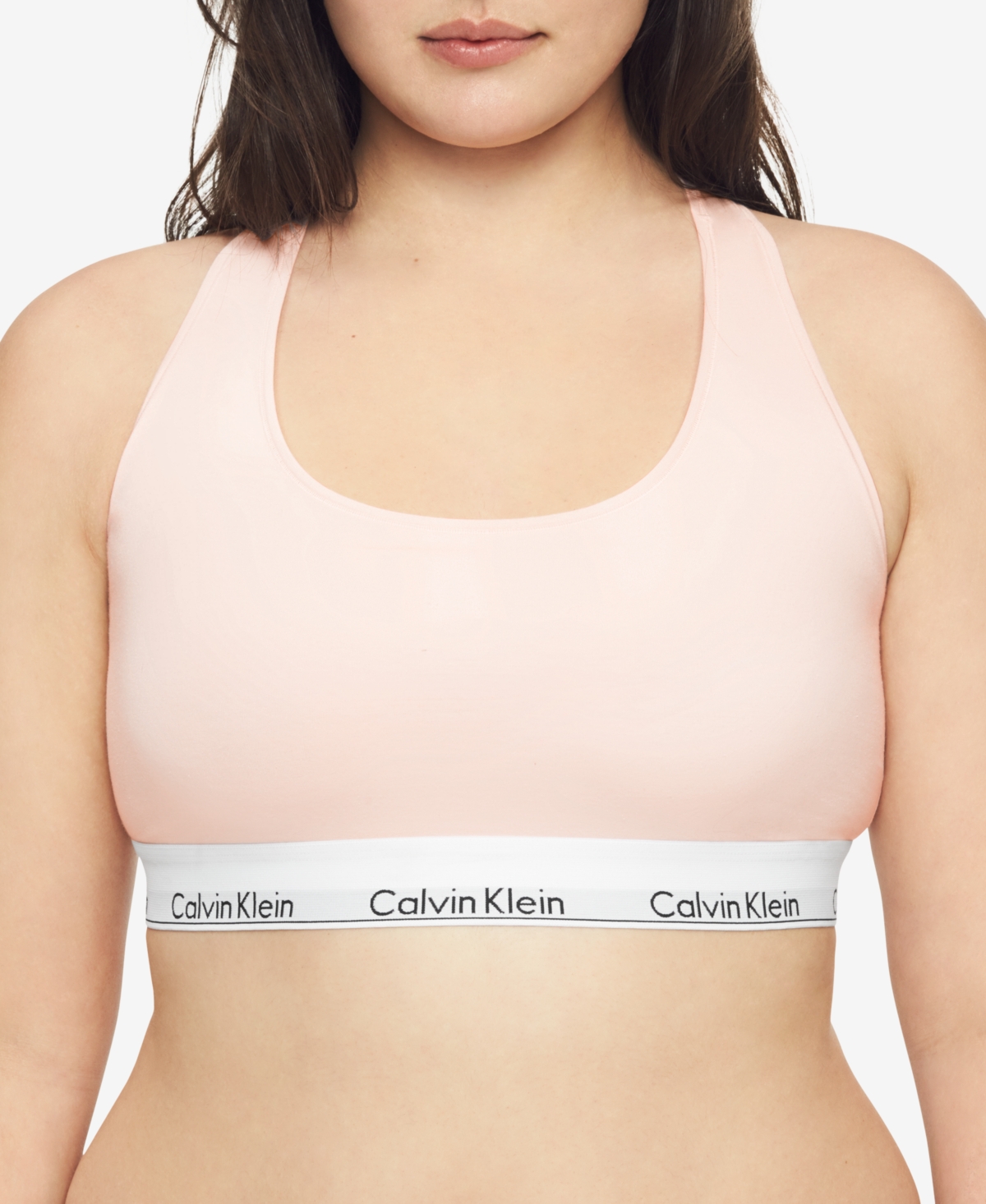 Calvin Klein Plus Size Modern Cotton Unlined Bralette QF5116