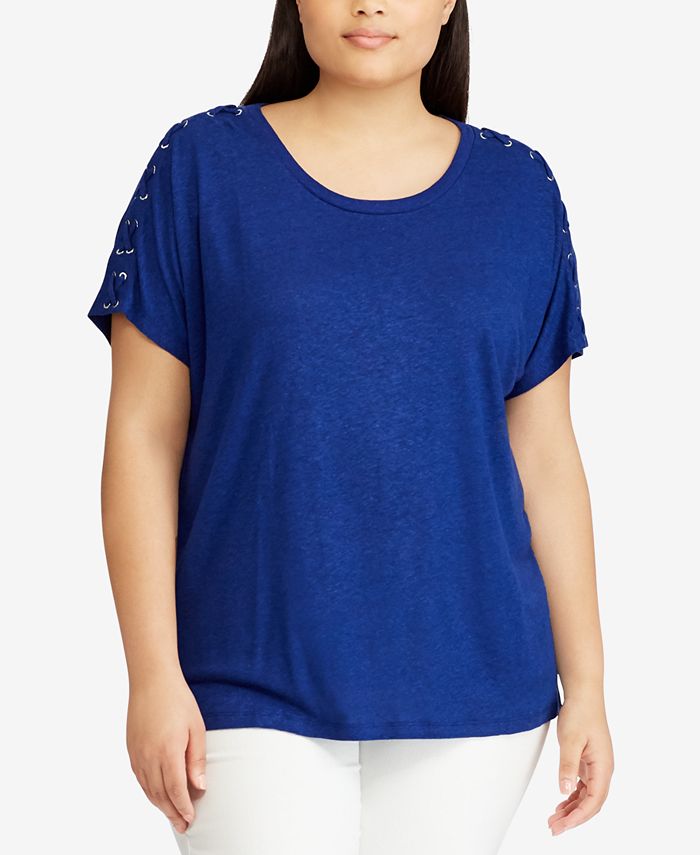 Lauren Ralph Lauren Plus Size Straight Fit Top Macy's