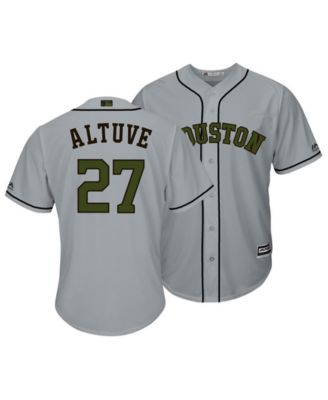 Houston Astros No27 Jose Altuve Navy Blue Cool Base Stitched Youth Jersey
