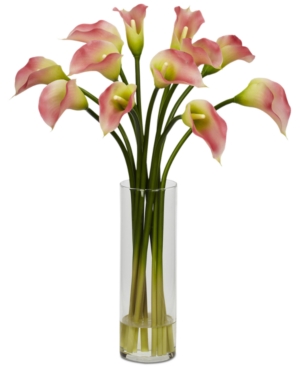 NEARLY NATURAL MINI CALLA LILY ARTIFICIAL FLOWER ARRANGEMENT 
