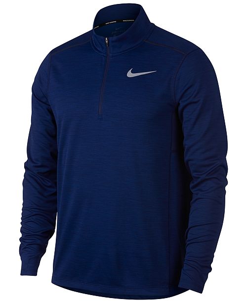 Nike Men's Pacer Dri-FIT Half-Zip Running Top & Reviews - Sweaters ...