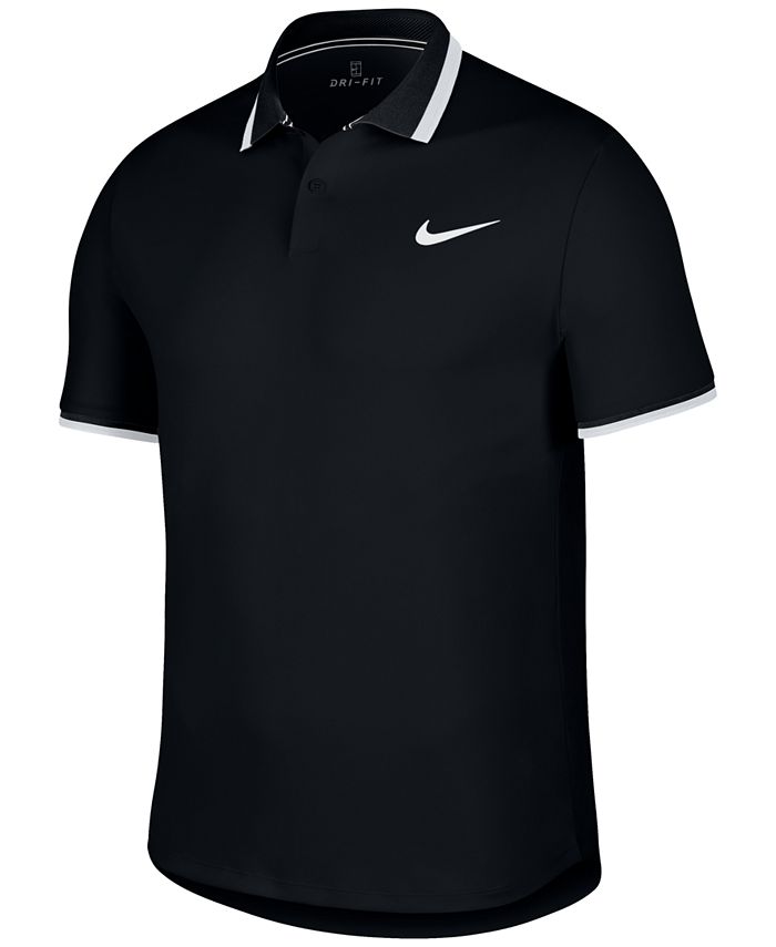 Nike Men's Court Advantage Dri-FIT Tennis Polo - Macy's