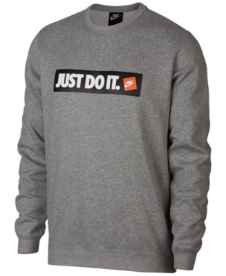 Nike Men's Sportswear Just Do It Logo Sweatshirt - Macy's