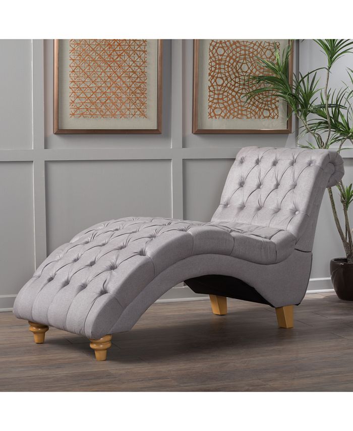 Noble House Aquilla Chaise Lounge, Quick Ship Macy's