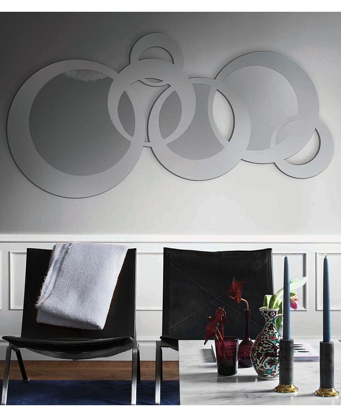 Furniture Dublin Circle Mirror, Quick Ship Macy's