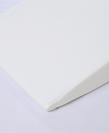 Flexapedic by Sleep Philosophy Memory Foam Wedge Pillow, White, 1