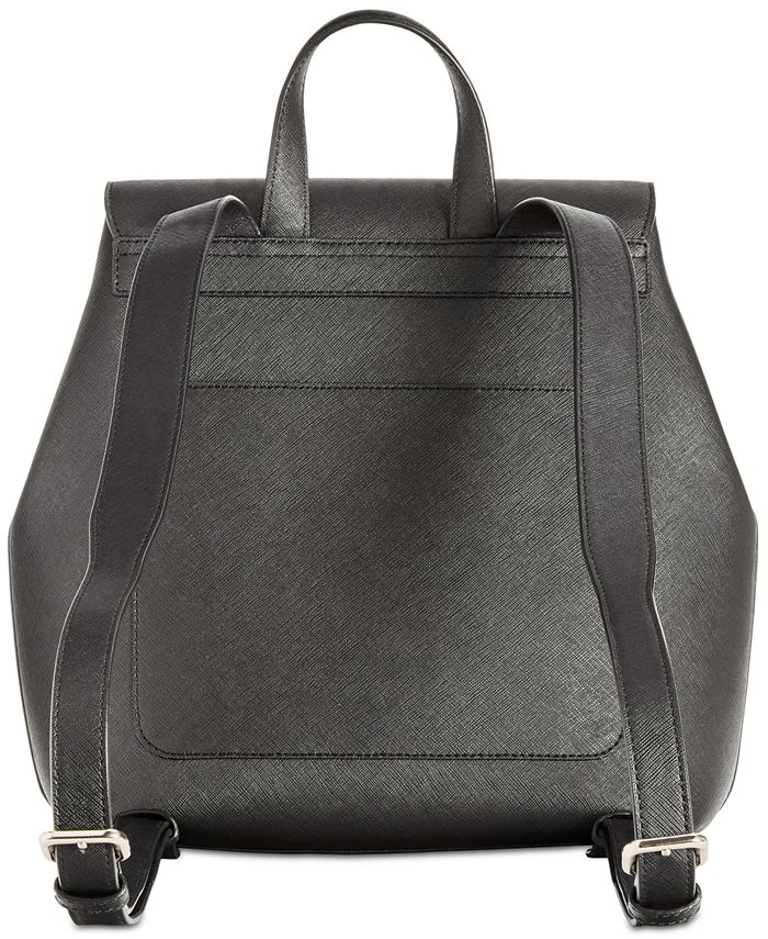 DKNY Bryant Saffiano Leather Flap Backpack, Created for Macy's - Macy's