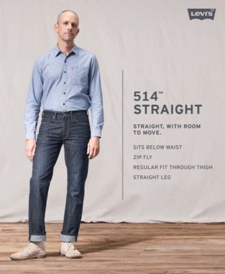 levi's straight leg jeans mens