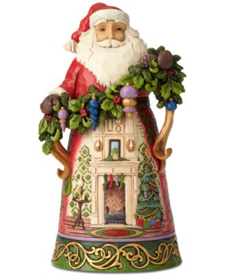 Jim Shore - Santa with Fireplace Scene