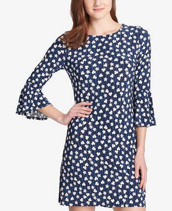 Tommy Hilfiger Heartland Floral Bell Sleeve Dress Macy s