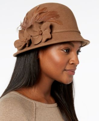 Celestine Crystal Wool Cloche main image 1