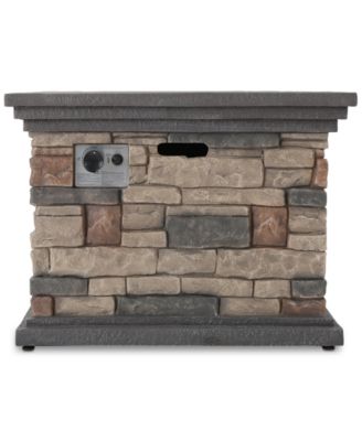 Esten Square Gas Fire Pit