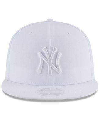 new era all white cap