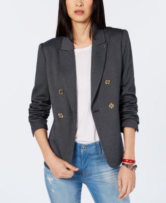 Tommy Hilfiger - Striped Double-Breasted Blazer
