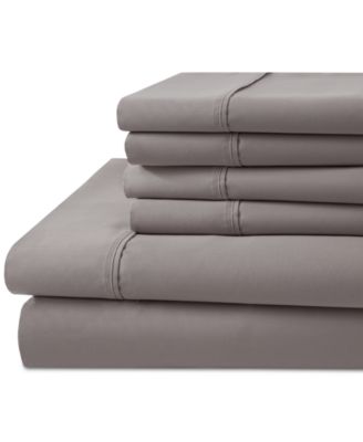 Elite Home - 1000-Thread Count 6-Pc. Queen Sheet Set