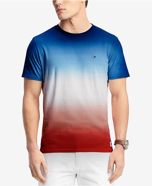 Tommy Hilfiger Men S Ombre Dip Dyed T Shirt Created For