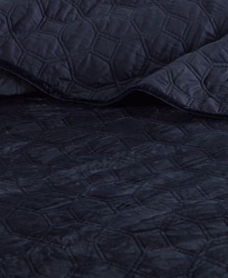 Harper Quilted Velvet Quilt Sets