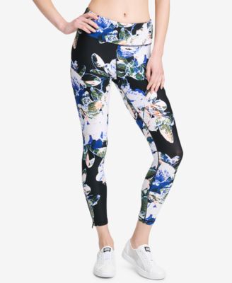 DKNY - Luminescence Printed High-Rise Ankle Leggings