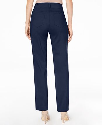 Buy JM Collection women regular fit short studded tummy control pants  intrepid blue Online